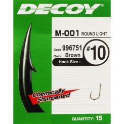 Крючок Decoy M-001 Round light 10 (15 шт/уп) Фото 1
