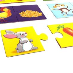 Развивающая игрушка Vladi Toys Кто что ест , украинский язык Фото 2