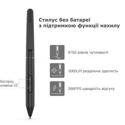 Графический планшет Parblo Ninos S Black Фото 2