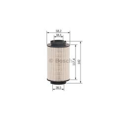 Фильтр топливный Bosch 1 457 070 007 Фото 4