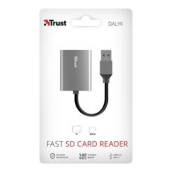Считыватель флеш-карт Trust DALYX FAST USB 3.2 ALUMINIUM Фото 9