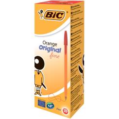 Ручка шариковая Bic Orange, красная Фото 1