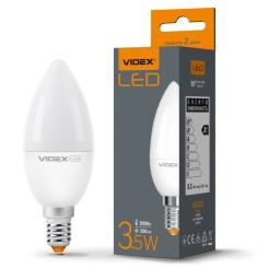 Лампочка Videx C37e 3.5W E14 3000K 220V Фото 1