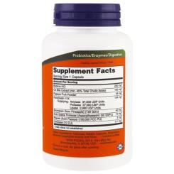 Пробиотики Now Foods Супер Энзимы, 90 капсул Фото 1