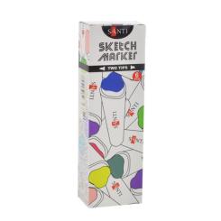 Художественный маркер Santi sketch SM-44, желто-зеленый Фото 2