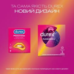 Презервативы Durex Pleasuremax с силиконовой смазкой с ребрами и точк Фото 3