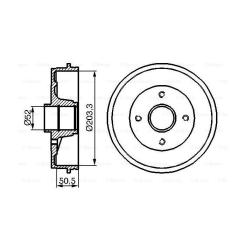 Тормозной барабан Bosch 0 986 477 120 Фото 4