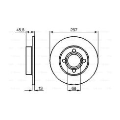 Тормозной диск Bosch 0 986 478 016 Фото 4