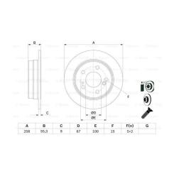 Тормозной диск Bosch 0 986 478 188 Фото 4