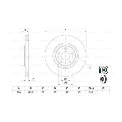 Тормозной диск Bosch 0 986 478 521 Фото 4