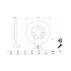 Тормозной диск Bosch 0 986 478 730 Фото 4
