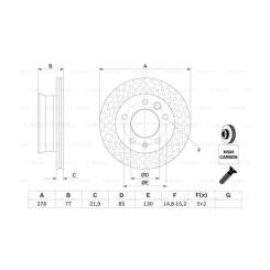 Тормозной диск Bosch 0 986 478 849 Фото 4