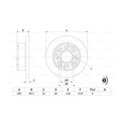 Тормозной диск Bosch 0 986 478 886 Фото 4