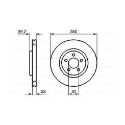 Тормозной диск Bosch 0 986 479 029 Фото 4