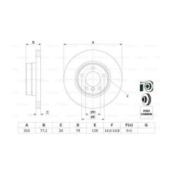 Тормозной диск Bosch 0 986 479 055 Фото 4