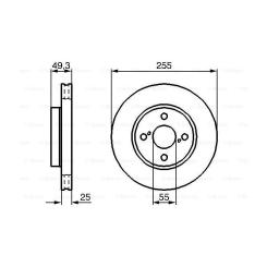 Тормозной диск Bosch 0 986 479 085 Фото 4