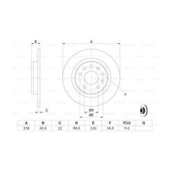 Тормозной диск Bosch 0 986 479 106 Фото 4