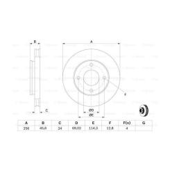 Тормозной диск Bosch 0 986 479 187 Фото 4