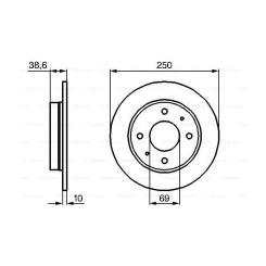 Тормозной диск Bosch 0 986 479 236 Фото 4