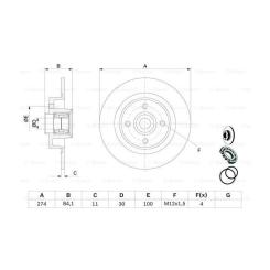 Тормозной диск Bosch 0 986 479 277 Фото 4
