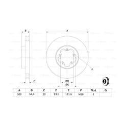 Тормозной диск Bosch 0 986 479 307 Фото 4