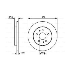 Тормозной диск Bosch 0 986 479 432 Фото 2
