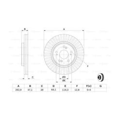 Тормозной диск Bosch 0 986 479 456 Фото 4