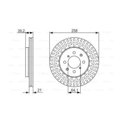 Тормозной диск Bosch 0 986 479 594 Фото 4