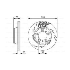 Тормозной диск Bosch 0 986 479 732 Фото 4