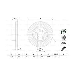 Тормозной диск Bosch 0 986 479 771 Фото 4