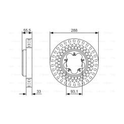 Тормозной диск Bosch 0 986 479 A49 Фото 4