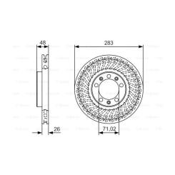 Тормозной диск Bosch 0 986 479 C33 Фото 4