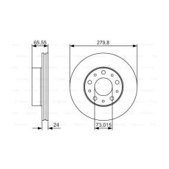 Тормозной диск Bosch 0 986 479 S70 Фото 4