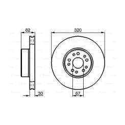 Тормозной диск Bosch 0 986 478 527 Фото 4