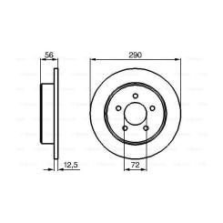 Тормозной диск Bosch 0 986 479 102 Фото 4