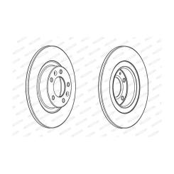 Тормозной диск FERODO DDF2297C Фото