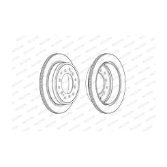 Тормозной диск FERODO DDF2505C Фото