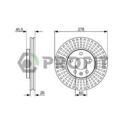 Тормозной диск Profit 5010-1869 Фото
