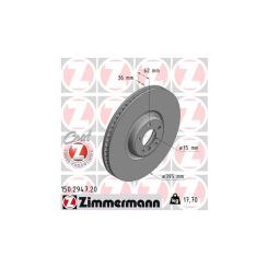 Тормозной диск ZIMMERMANN 150.2947.20 Фото