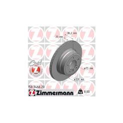 Тормозной диск ZIMMERMANN 150.3466.20 Фото