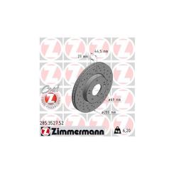 Тормозной диск ZIMMERMANN 285.3527.52 Фото