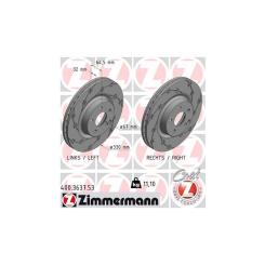 Тормозной диск ZIMMERMANN 400.3637.53 Фото