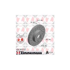 Тормозной диск ZIMMERMANN 400.3653.52 Фото