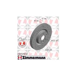 Тормозной диск ZIMMERMANN 450.5210.52 Фото