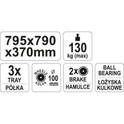 Тележка для инструмента Yato YT-55210 Фото 5