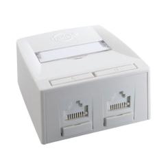 Компьютерная розетка Molex RJ45 x2 UTP 5e Фото