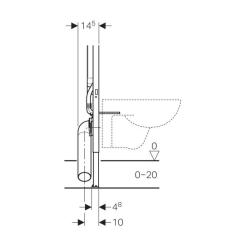 Инсталляция Geberit Duofix UP720 д / унитаза (8 см) Фото 2