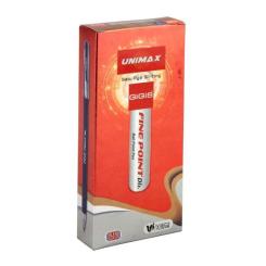 Ручка шариковая Unimax Fine Point Dlx., красная Фото 2