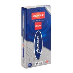 Ручка шариковая Unimax ChromX, синяя Фото 2