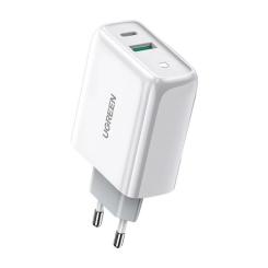Зарядное устройство Ugreen CD170 36W USB + Type-C Charger (White) Фото